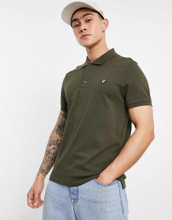 Lyle & Scott polo in khaki