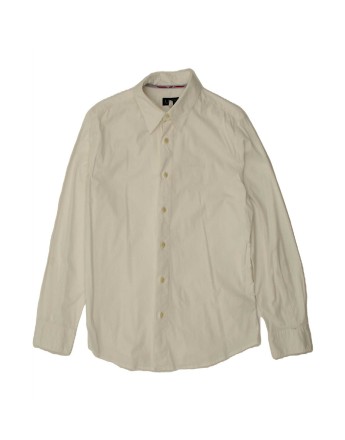 Vintage Armani Jeans Shirt Small In White