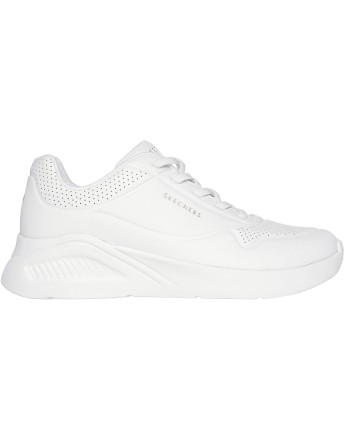 Skechers Uno lite lite work trainers in white