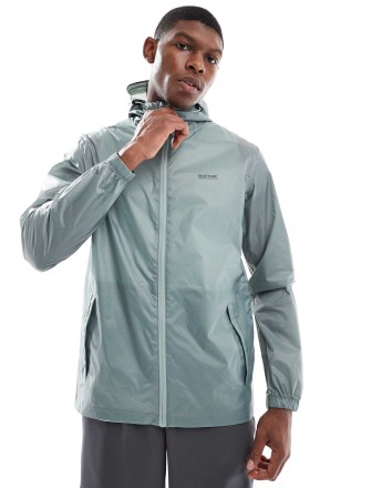 Regatta Men's Pack-It III Waterproof Jacket in Grey