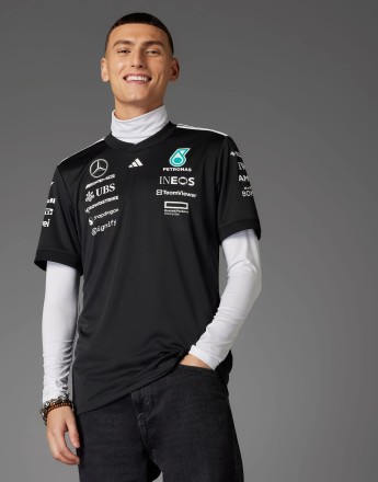 adidas Performance Mercedes F1 Driver Jersey in black
