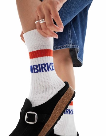 Birkenstock Tennis cotton unisex socks in white