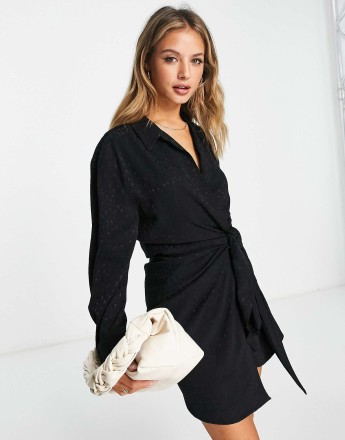 Scalpers skull star midi dress in black