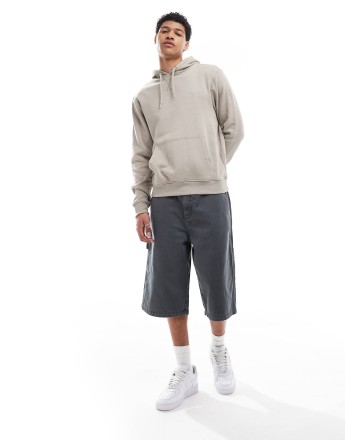 Threadbare Cotton blend 'clementine' hoodie in natural