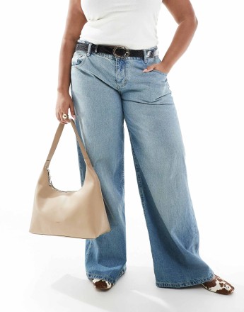 PASQ structured shoulder bag in mocha mousse
