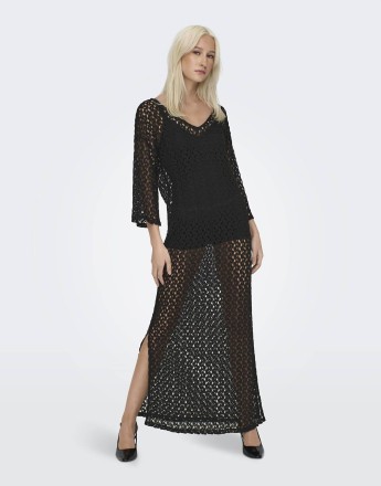 ONLY Lace dress in black