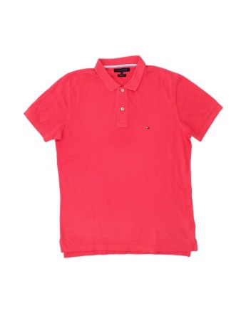 Vintage Tommy Hilfiger Fit Polo Shirt Large In Pink