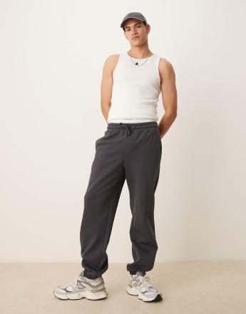 Calvin Klein Jeans Cotton Interlock Joggers in Phantom