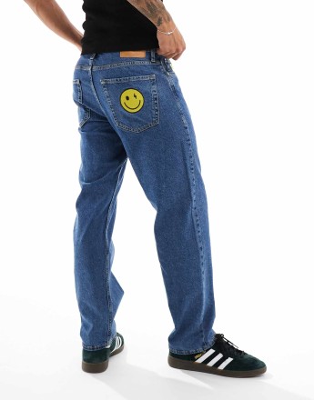 Jack & Jones Eddie loose jean in vintage blue wash