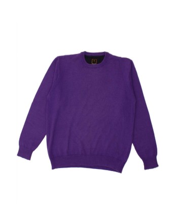 Vintage Crew Neck Jumper Sweater Medium In Purple