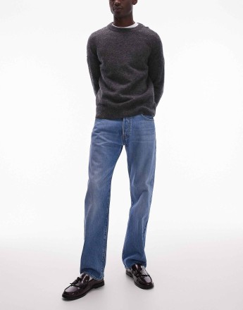 Levi's 501 '93 relaxed straight fit jeans in mid wash