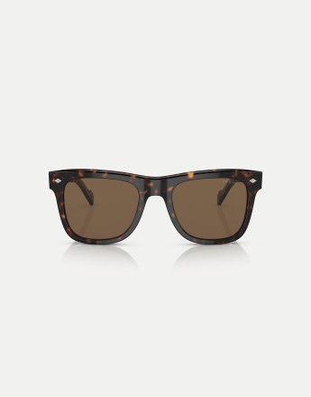 Vogue Square sunglasses with brown lens in dark havana