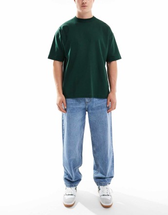 Pull&Bear baggy fit jean in  blue