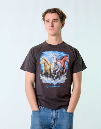 Vintage  M T-Shirt Black
