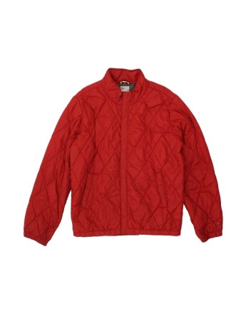 Vintage Tommy Hilfiger Quilted Jacket Uk 40 Large In Red