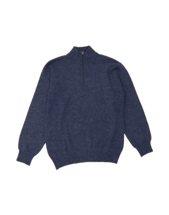 Vintage Fila Zip Neck Jumper Sweater It 50 Medium In Blue