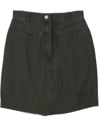 Vintage Size M Denim Skirt in Green