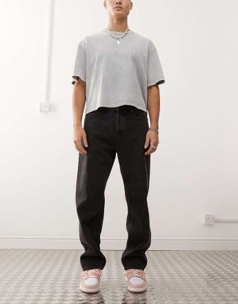 Obey hardwork jeans in faded black