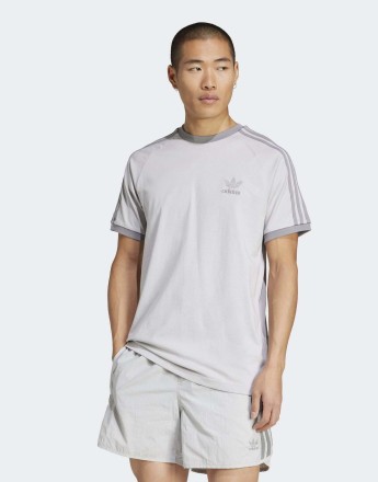 adidas Originals Adicolor classics 3-stripes tee in grey two