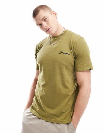 Berghaus Oversized Logo Short Sleeve T-Shirt in green