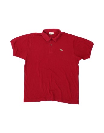 Vintage Lacoste Polo Shirt Size 6 XL In Burgundy