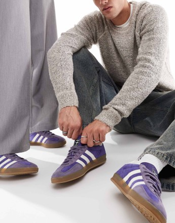 adidas Originals Gazelle Indoor trainers in purple