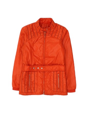 Vintage Windbreaker Jacket UK 12 Medium In Orange