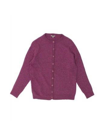 Vintage Cardigan Sweater It 46 Large In Purple New