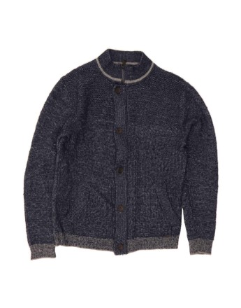 Vintage Guess Cardigan Sweater UK 36 Small In Blue Flecked