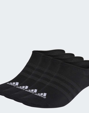adidas performance Thin and light no-show socks 3 pairs in black / white