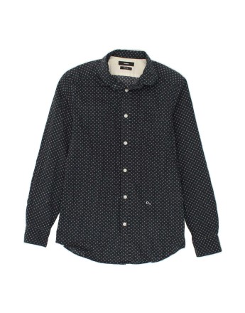 Vintage Diesel Slim Fit Shirt Small In Black Spotted
