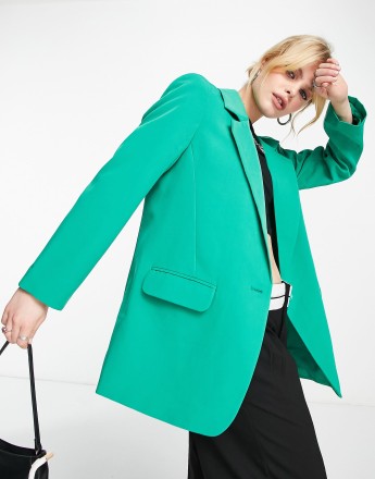 Only tailored blazer in green