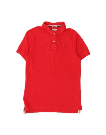 Vintage Tommy Hilfiger Polo Shirt Small In Red