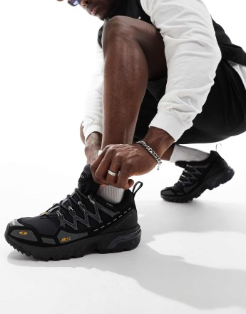 Salomon ACS + CSWP trainers in black and grey