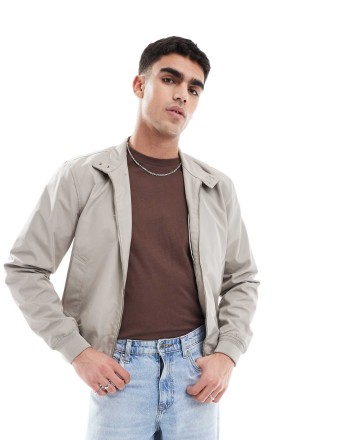 River Island harrington jacket in light stone