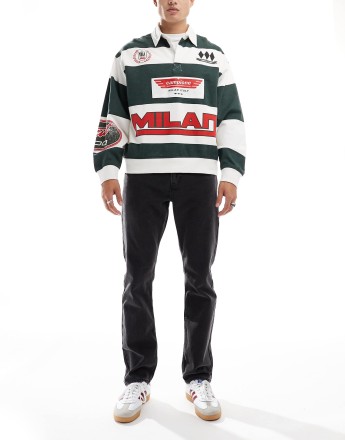 New Look straight fit jeans in washed black