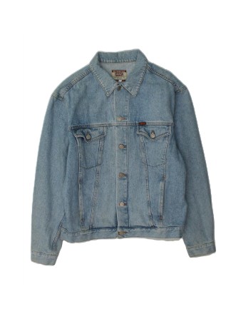 Vintage Rifle Big Open Sky Denim Jacket UK 40 Large In Blue