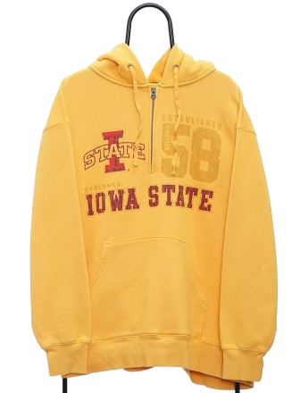 Vintage NCAA iowa state size XL hoodie in yellow