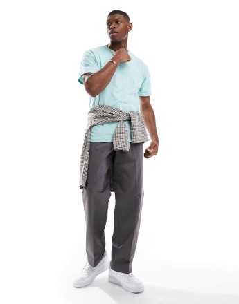 Levi's oversized t-shirt in blue stripe with small logo