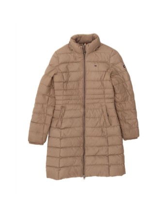 Vintage Tommy Hilfiger Padded Coat UK 6 XS In Beige