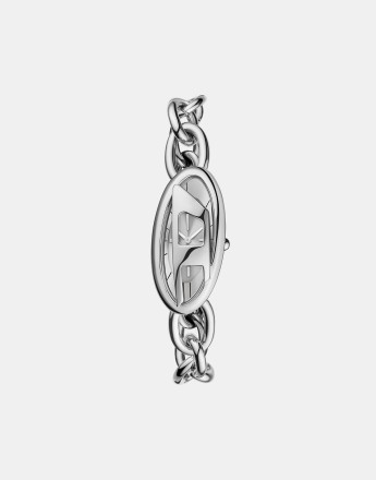 Diesel Women's D-era two-hand stainless steel watch - SILVER