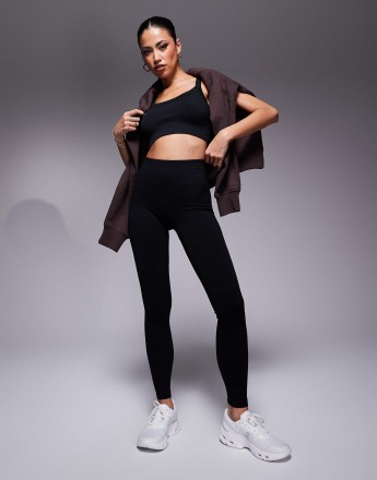 4505 sculpting seamless high waist gym legging in black