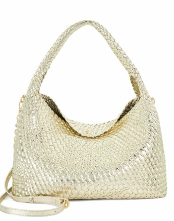 Dune London Deliberate L bag in gold