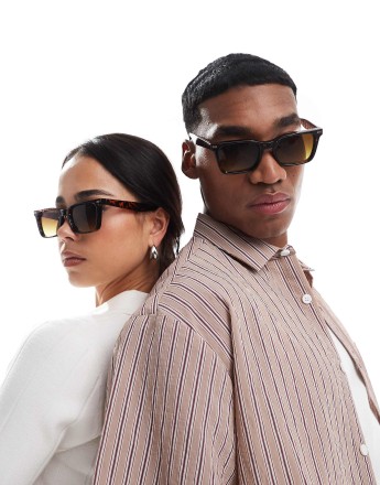 AJ Morgan classic square sunglasses in tortoiseshell