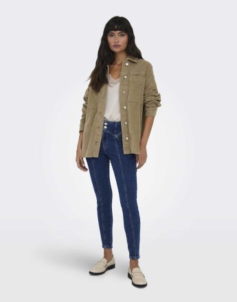 ONLY Skinny fit jeans in dark blue denim
