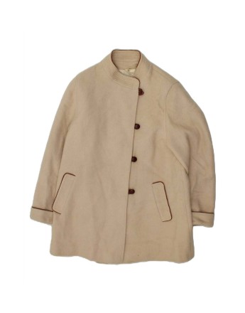 Vintage Overcoat It 48 XL In Beige