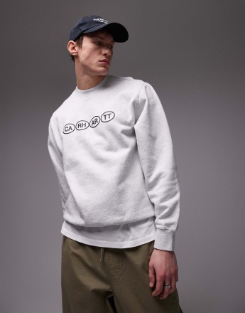 Carhartt WIP bumper graphic sweatshirt in grey
