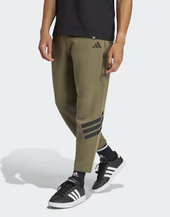 adidas performance Future icons 3-stripes pocket pants in olive strata