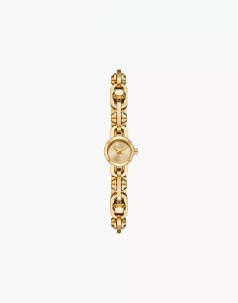 Michael Kors Women's mk astor link two-hand, gold-tone stainless steel watch- GOLD
