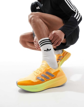 adidas Running Ultraboost 5 trainers in yellow and orange